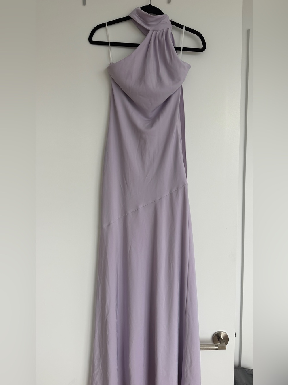Club L London Lilac One-Shoulder Maxi Dress